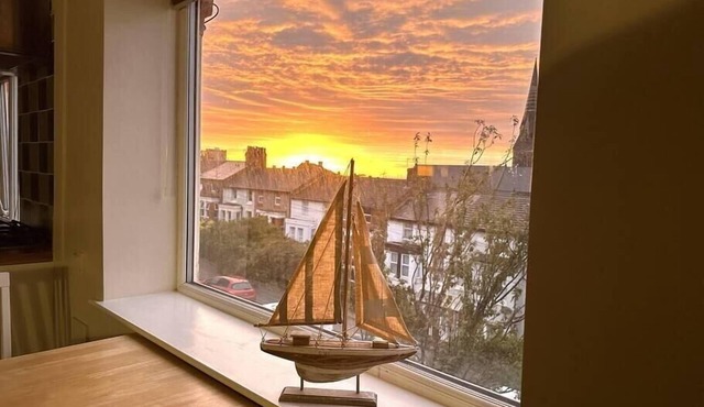 Bright Seaside Apartment with Stunning River Views