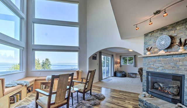 Bright Sequim Duplex w/ Views of Waterway!
