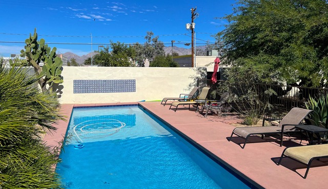 Bright, Snowbird-Friendly Home with Private Pool, WiFi, and Central AC