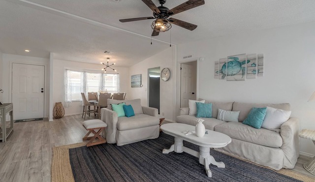 Bright & Spacious Home with ICW access, two community pools and a boat launch.