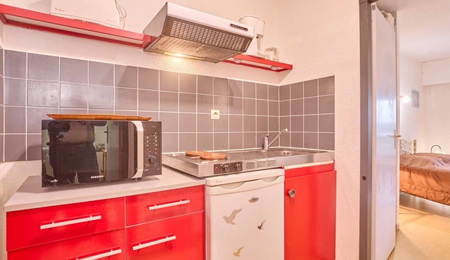 Bright studio for 2 with balcony and parking in Barbotan-les-Thermes