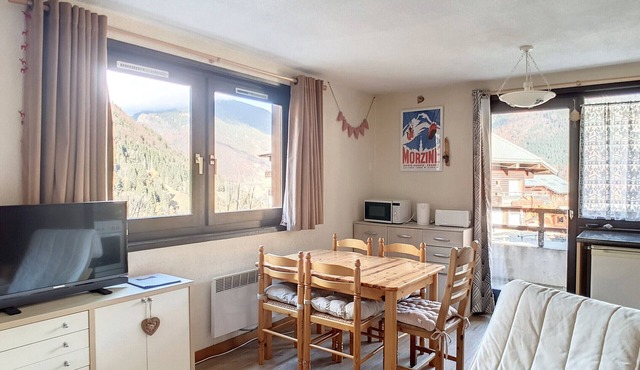 BRIGHT STUDIO APARTMENT - SAINT JEAN D'AULPS SKI RESORT - 4 PEOPLE - RELAIS S29