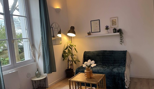 Bright studio apartment on the Île de Nantes