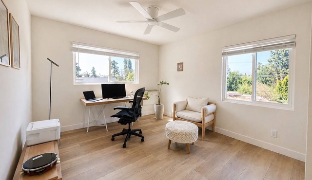 Bright Studio City apartment with dedicated workspace