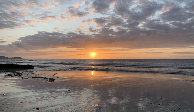 Bright studio just a stone's throw from the town center and 200 m from the sea