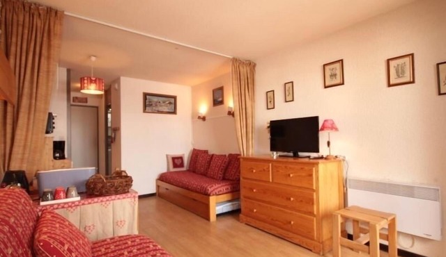 Bright studio with south balcony, pets allowed