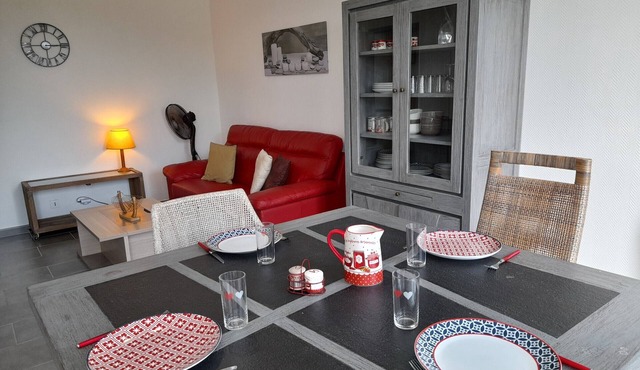 Bright T2 with Wi-Fi in central La Roche-Posay