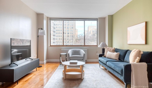 Bright UWS 2BR w/Gym, Doorman & Elevator, nr Central Park, by Blueground
