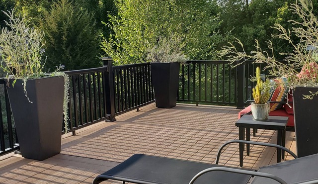 Bring your dogs! Fenced 3 bdrm 3 bath house in delightful Elko New Market.