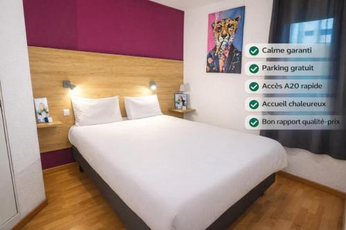 Brit Hôtel Essentiel Limoges Nord Calme, Parking gratuit, accès rapide A20