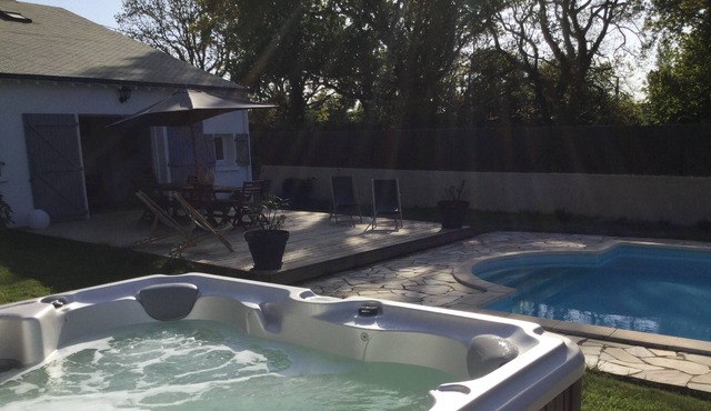 Brittany, Morbihan, Charming house, Sea, 10 people - Swimming pool, Private spa, Nature