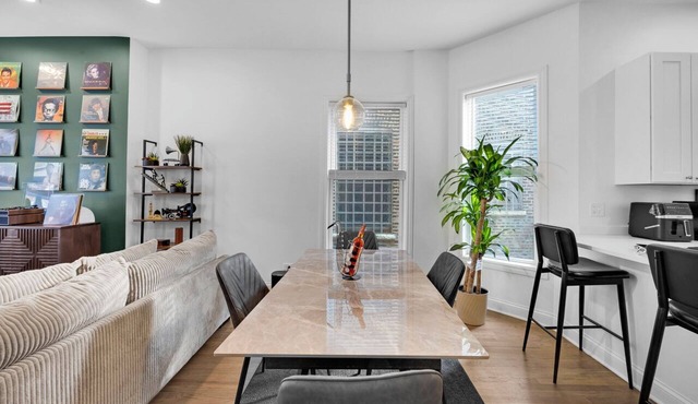 Bronzeville Jazz Room. Beautiful, cozy, centered, relaxing, rustic.