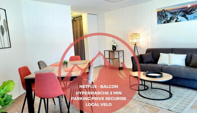 Browny Home*Vue montagne*proximité grands axes