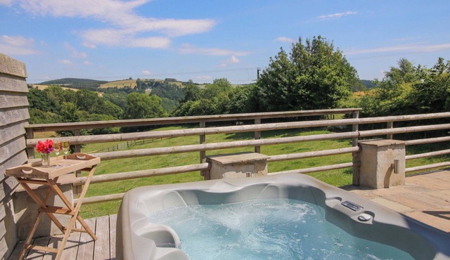 BRYNLIKKY COTTAGE, family friendly, with hot tub in Bucknell