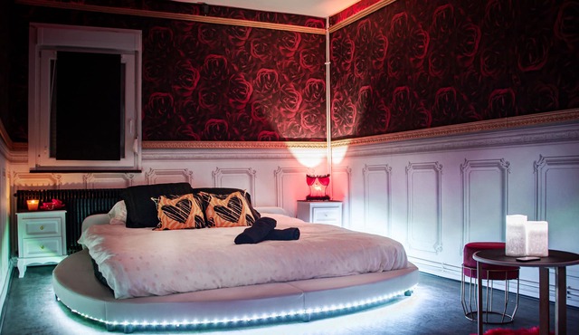 Bubble of love, a romantic night