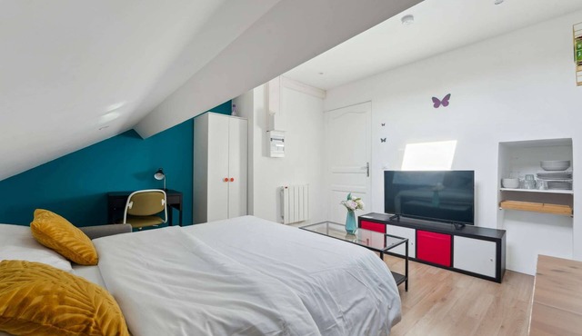 Budget apart city centre with parking