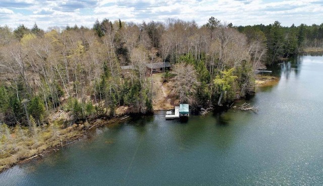 Buffalo Lake Estate 2 Great Cabins on 44 Acres Near Clam Lake, WI