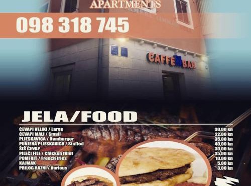 Buffet M Apartments and Rooms Obrovac