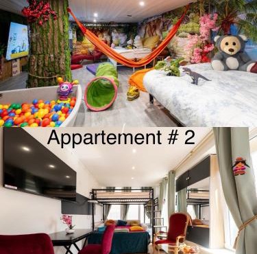 Bundle 2 Apparts, 12 person - Parking, station, beach