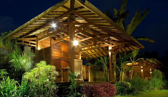 Bungalow 1, eco wooden bungalow in Jogja