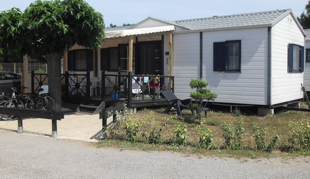 Bungalow 42 m² (6 pers.) + terrace 16 m², beach 800 m.-full south.