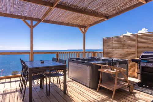 Bungalow avec terrasse vue mer
