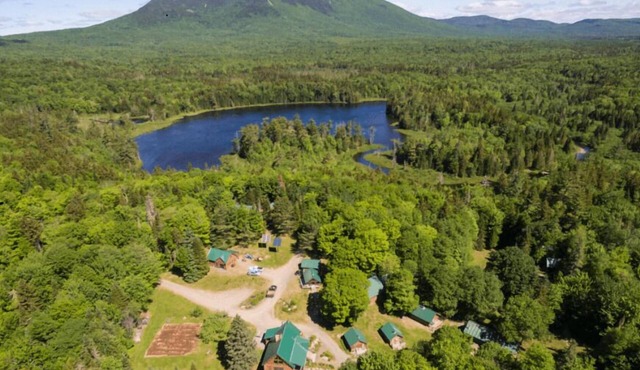 Bunk in a shared bunkhouse with shared bathroom