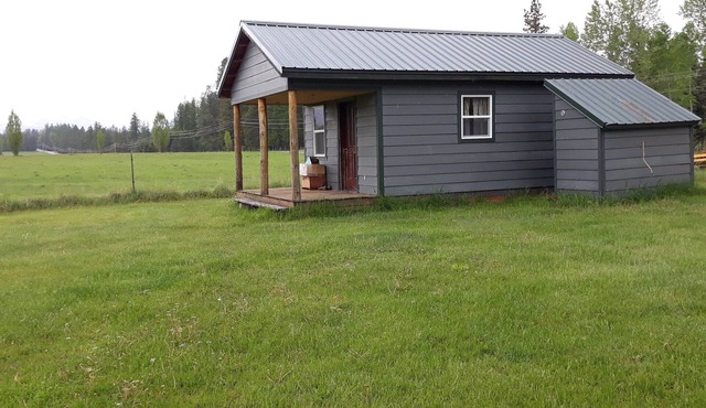 bunkhouse near farm animals