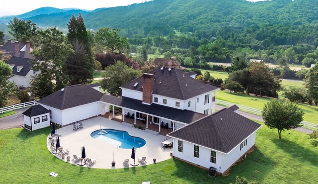 Burney Mountain Pool Estate | Luxury 5BR w/Pool & Views | 20 Min to Asheville