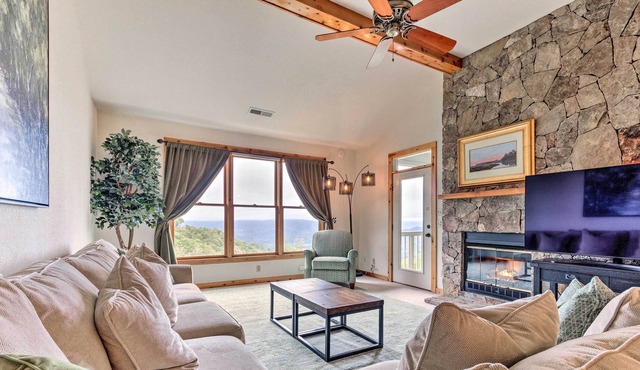 Burnsville Condo w/Balcony + Smoky Mtn. Views