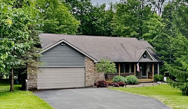 Butterfly Retreat | Relaxing Mountainside Home + Hot Tub & Wooded Views