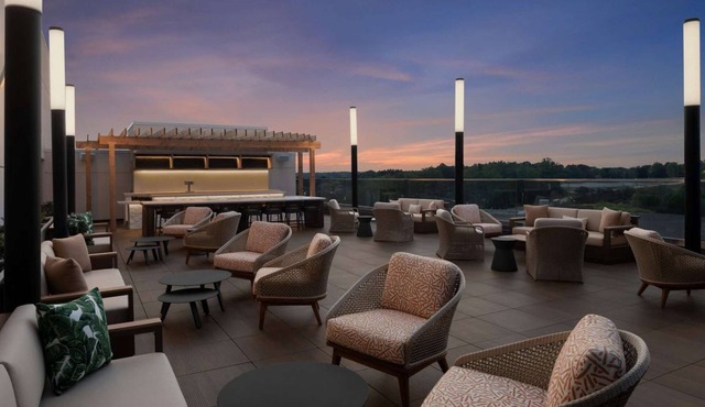 By Gas South Convention Center + Rooftop Bar. Pool