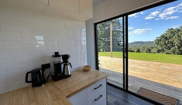 Byron View Estate Eco Cabin w/ Ocean and Hinterland Views