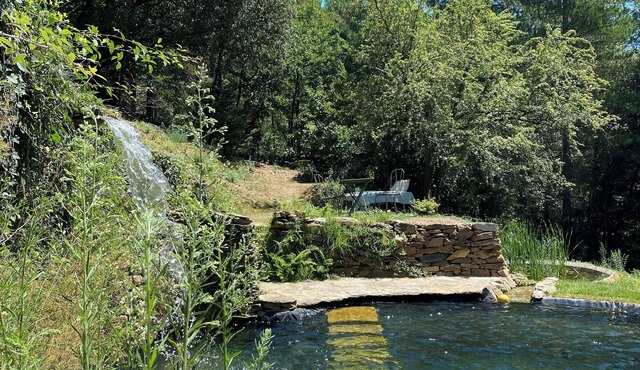 Cévennes house with natural pool in Génolhac