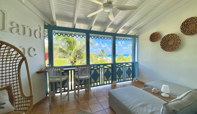 Côté Rêve, gorgeous duplex on the beach, ocean front, ocean view pool - cistern
