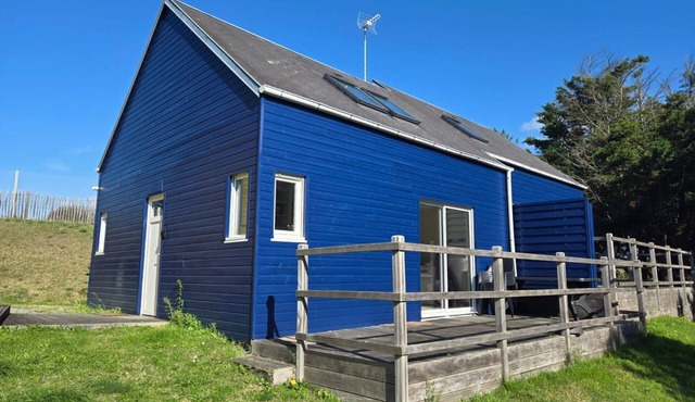 Cozy Seaside House: 2 Bedrooms, Terrace, WiFi, BBQ, Pet-Friendly, Near Granville