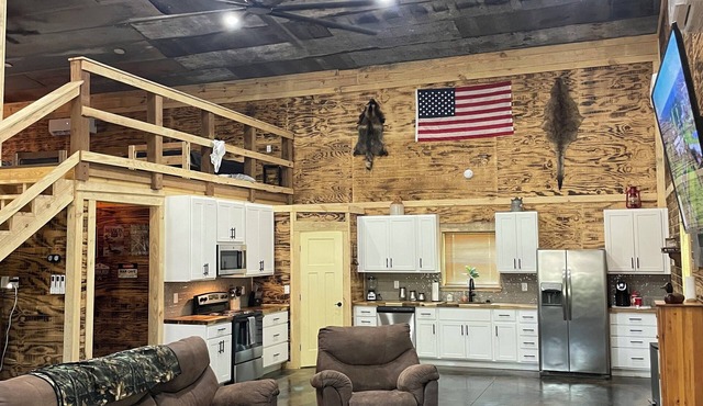 C&S Outfitters Lodge next the Melvern and Flint Hills