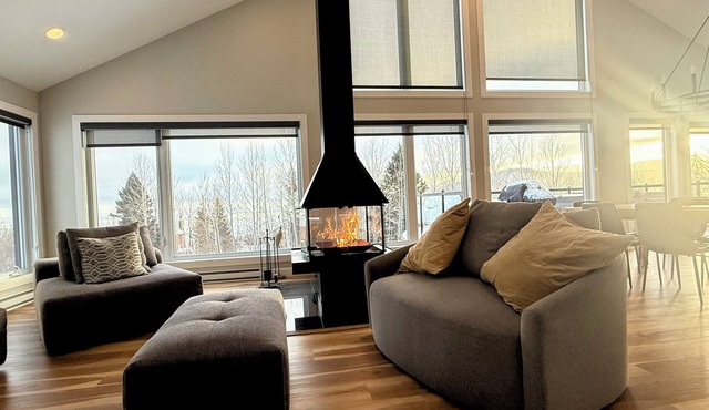 Ski & relax with a view of the river - L'Aube Charlevoix