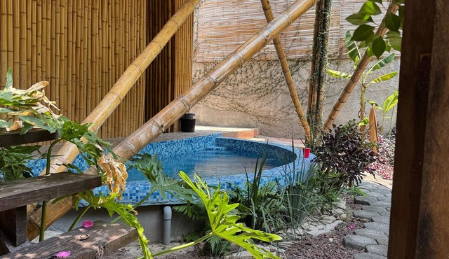 Cabaña El Zapotal in Jalcomulco, Veracruz, 2 minutes from downtown! Pet friendly
