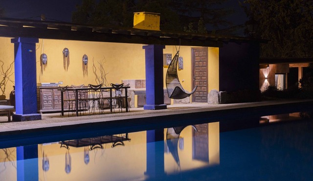 Cabaña Verde en Casa Rural Jardín Las Secuoyas