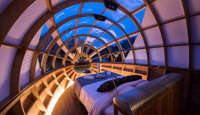 Caballon - Wooden structure and canvas + electricity for 2 people