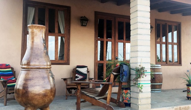 Cabana #3 at En'kanno Vineyard, Guadalupe Valley