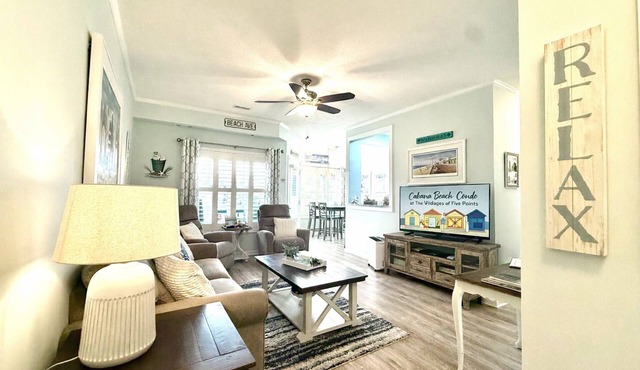 CABANA BEACH CONDO - 1ST FLR - SMALL DOG FRIENDLY - POOLS, TENNIS, TRAILS & MORE