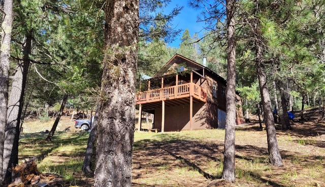 Cabana Escondido borders National Forest yet easy access.
