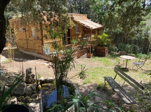 Cabane bambou