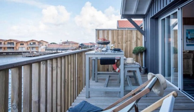 Cabane Bois n°4 Bord de Leau Bassin Darcachon