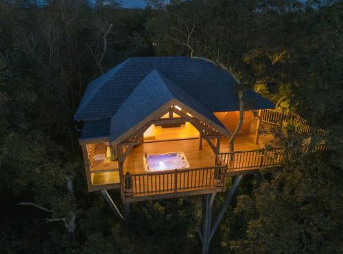 Cabane de Prestige avec Jacuzzi et Sauna privatifs
