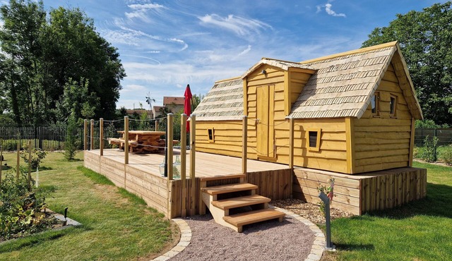 Cabane, Hébergement Insolite, Tout Confort Jusqu'à 3 Personnes