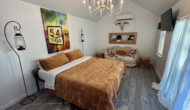 Cabin 1 of 4 comfortably nestled in a country setting with amazing sunset view