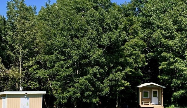 Cabin 2 -Luxury Glamping, Tiny, Cozy, romantic - c/HotTub on Property